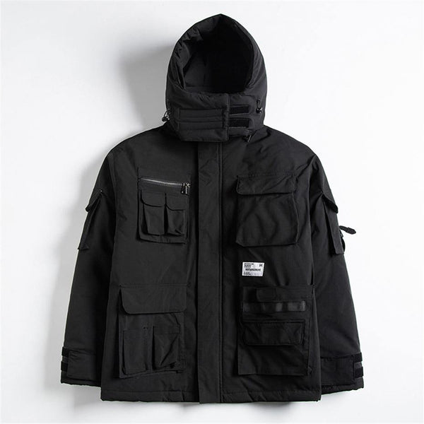 Tactical Multi Pocket Tech Coat - | HA3XUN