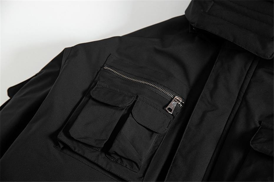 Tactical Multi Pocket Tech Coat - | HA3XUN