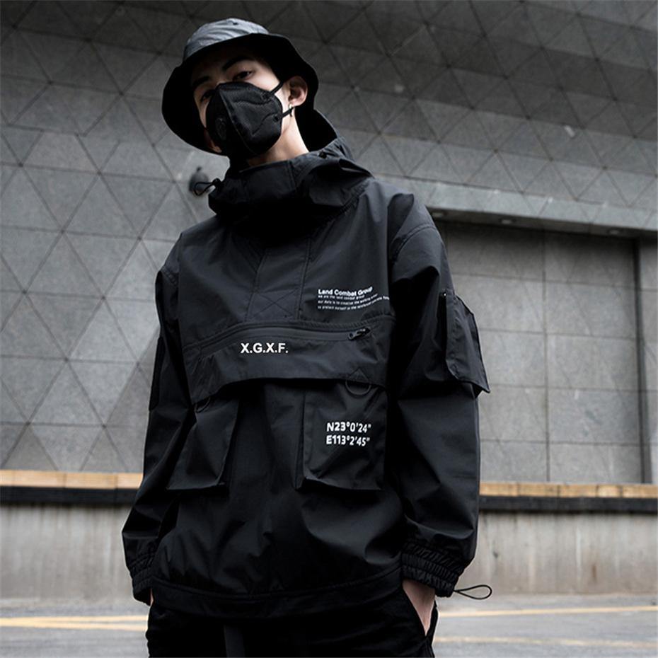 Cargo Tech Windbreaker - buy techwear clothing fashion scarlxrd store pants hoodies face mask vests aesthetic streetwear