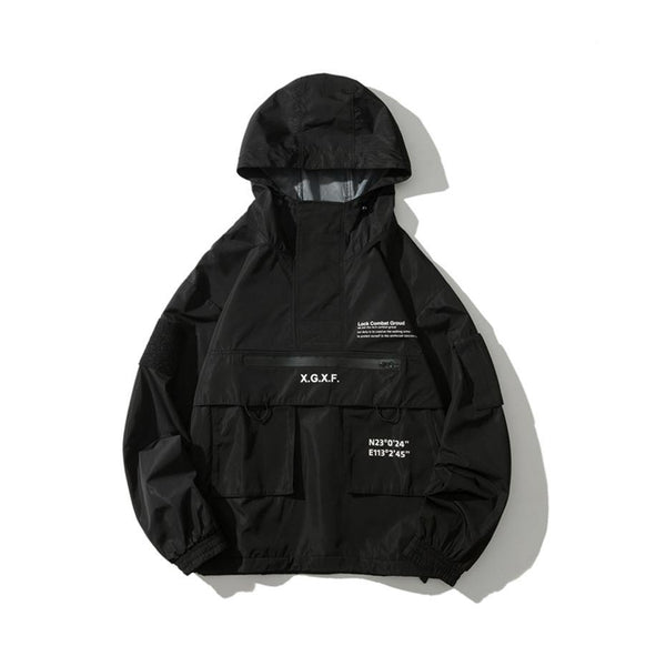 Cargo Tech Windbreaker - buy techwear clothing fashion scarlxrd store pants hoodies face mask vests aesthetic streetwear